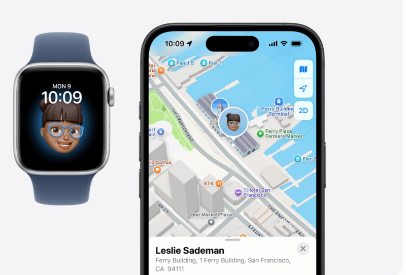 Apple Watch Series 9 - 41mm Light Pink Aluminum Case with Sport Band - Image 22