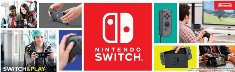 Nintendo Switch with Gray Joy-Con With Extended Battery - Image 4