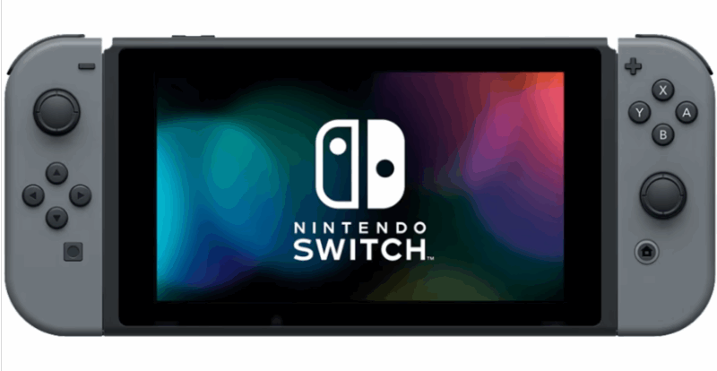 Nintendo Switch with Gray Joy-Con With Extended Battery - Image 6